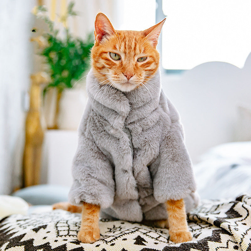 Hairless Cat Clothes For Autumn And Winter Are Thickened And Velvet