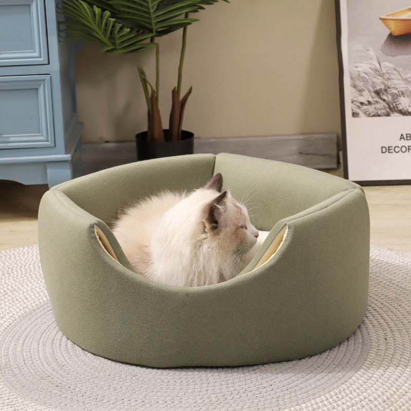 Tree Hole Cat Litter, Multi-functional Four-season Small Dog And Cat Universal Teddy Pomeranian Warm Kennel