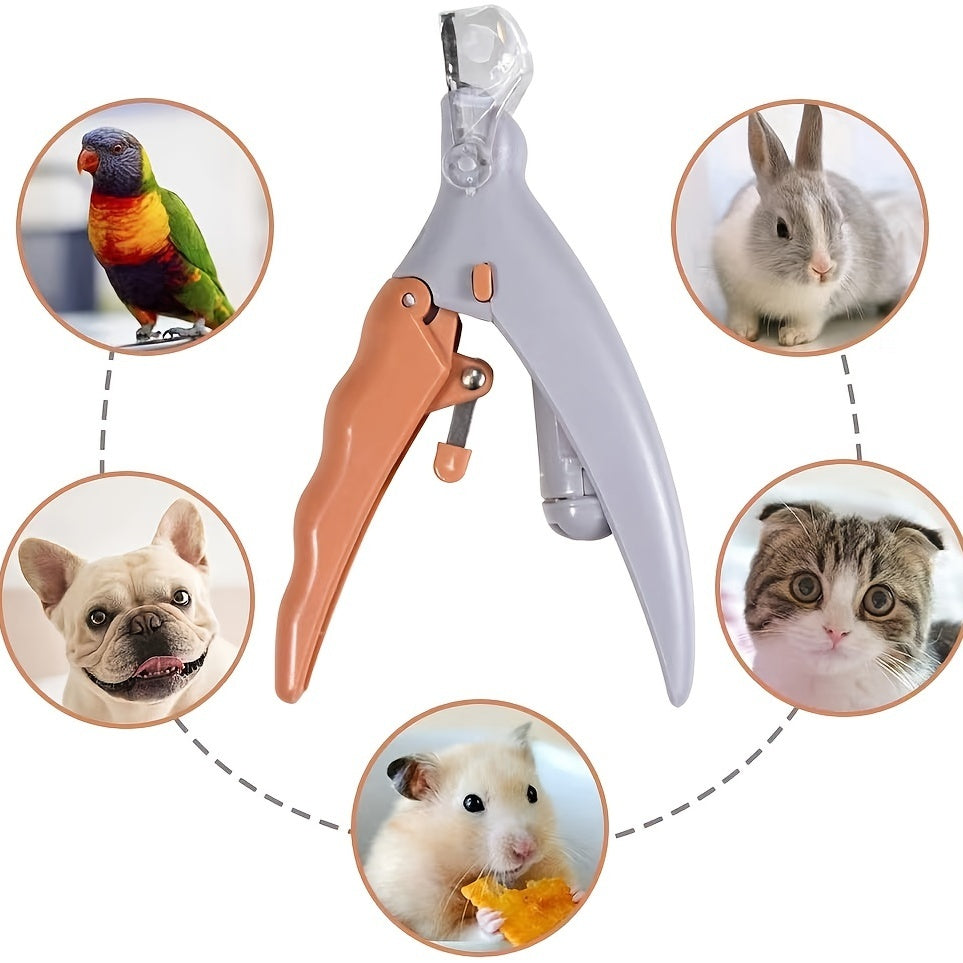 LED Light Pet Nail Trimmer Suitable For Trimming Cat And Dog Nails And Paws Magnifying Glass Can Be Used As Nail Clip Quick Trim Steel Blade