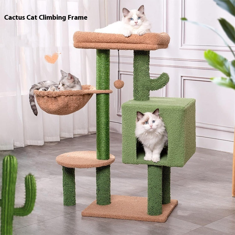 Small And Medium-sized Cat Covers An Area Of Kitten Shelf Jumping Platform Integrated Cat Climbing Frame