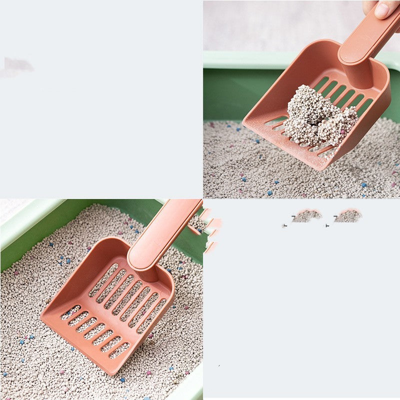 Long-handled Cat Litter Shovel Excrement Large Fine Hole