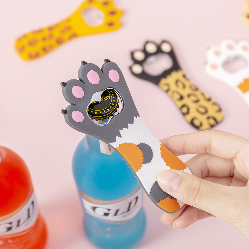 Cat Paw Bottle Opener Cute Cartoon Magnetic Beer