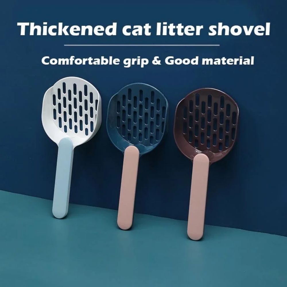 Cat Litter Shovel Plastic Cats Poop Scoop Pet Cleanning Tool Cat Toilet Products Durable Litter Box Cleaner Shovel