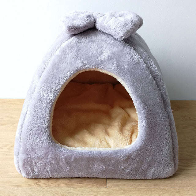 Cat Litter Winter Enclosed Warm Cat Villa Internet Celebrity Kennel Teddy Deerhound Chihuahua Yurt Pet Litter