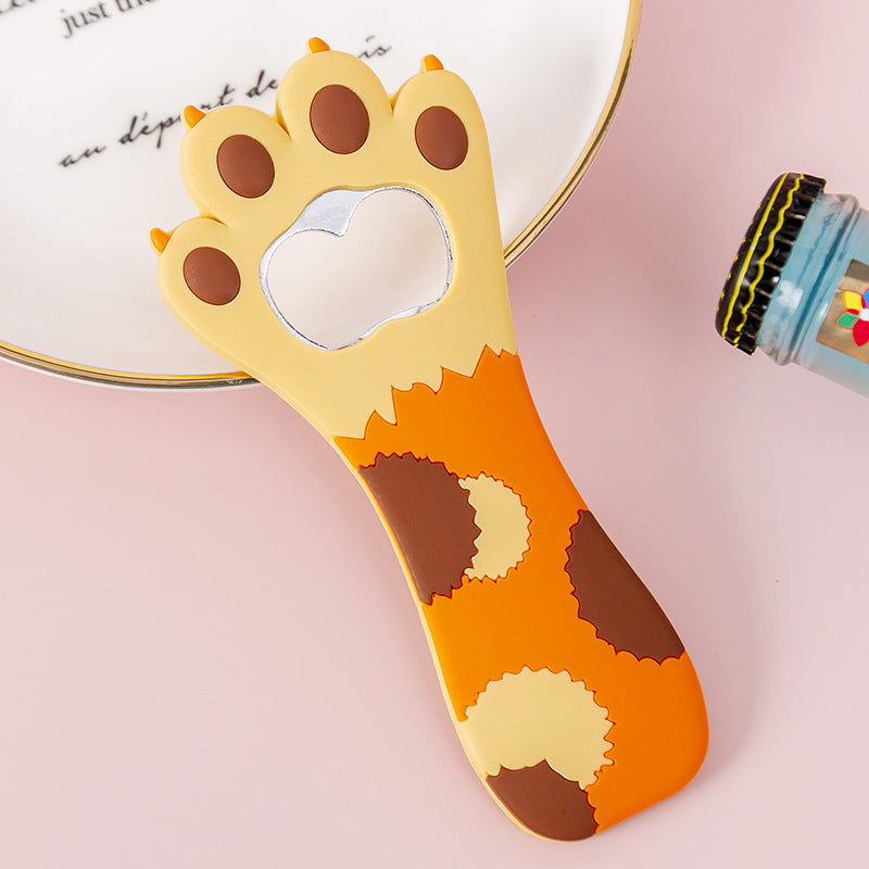 Cat Paw Bottle Opener Cute Cartoon Magnetic Beer