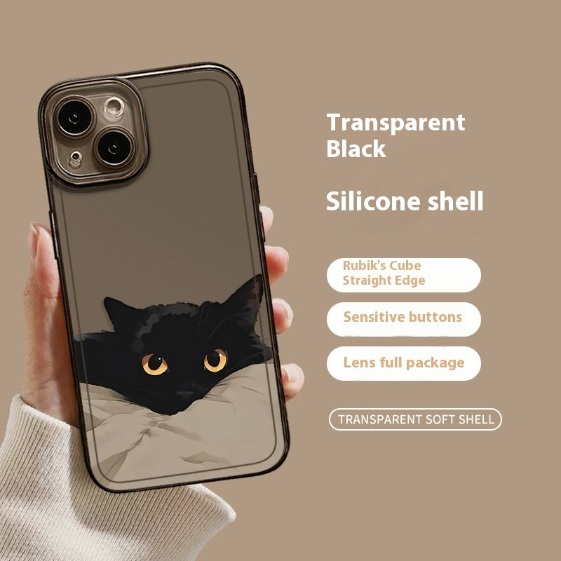 Black Cat High Sense Couple Phone Case