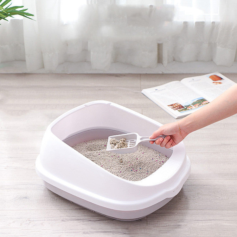 Cat Litter Box Semi-enclosed Oversized Splash-proof Cat Cage Can Be Placed In The Cat Toilet Small Kitten  Deodorant