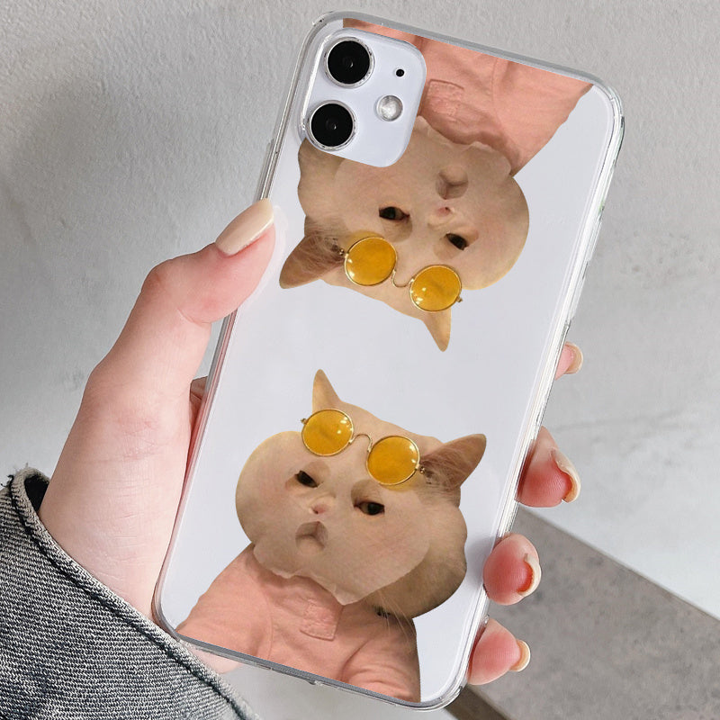 New Cat Phone Case Cover Cat Mini Transparent