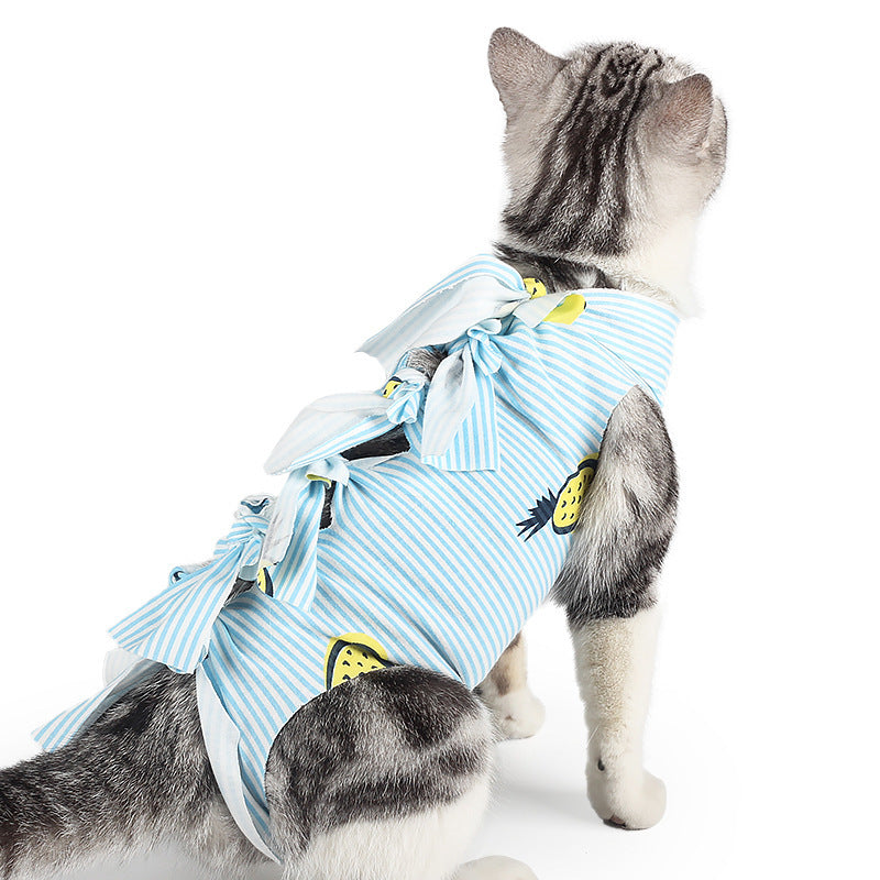 Pet Cat Neutering Weaning Clothes Breathable