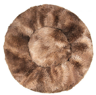 Pet Cat Supplies Round Plush Cat Litter Kennel Dog Mat To Keep Warm In Winter