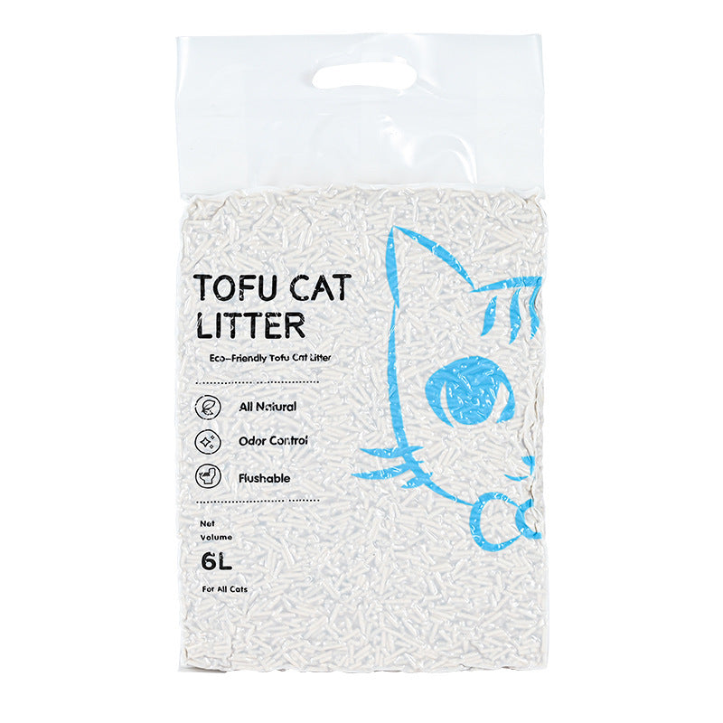 Tofu Dust-free Cat Litter Clumps Quickly And Dissolves Easily In Water