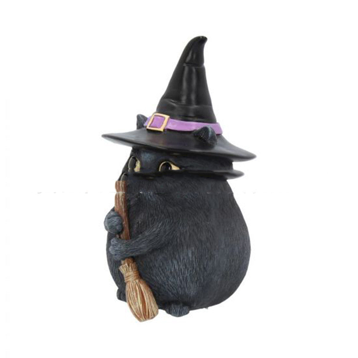 Broom Magic Hat Cat Resin Crafts Ornaments