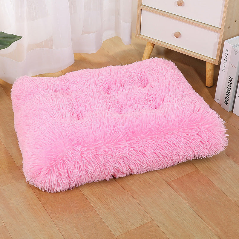 Dog Plush Cat Litter Warm Supplies Pet Mat