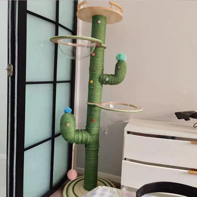 Cactus Cat Climbing Frame Self-made Diy Complete Material Package