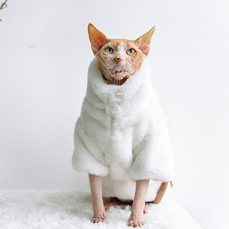 Hairless Cat Clothes For Autumn And Winter Are Thickened And Velvet