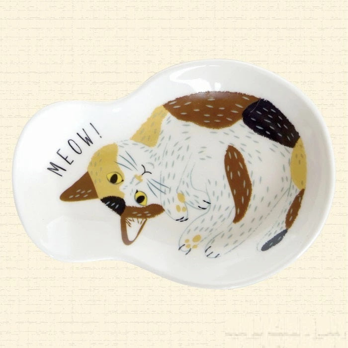 Cute And Cute Sanhua Cat Condiment Dish