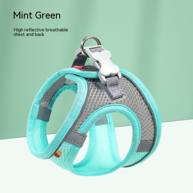 Pet Outing Cat Mesh Breathable Chest Strap