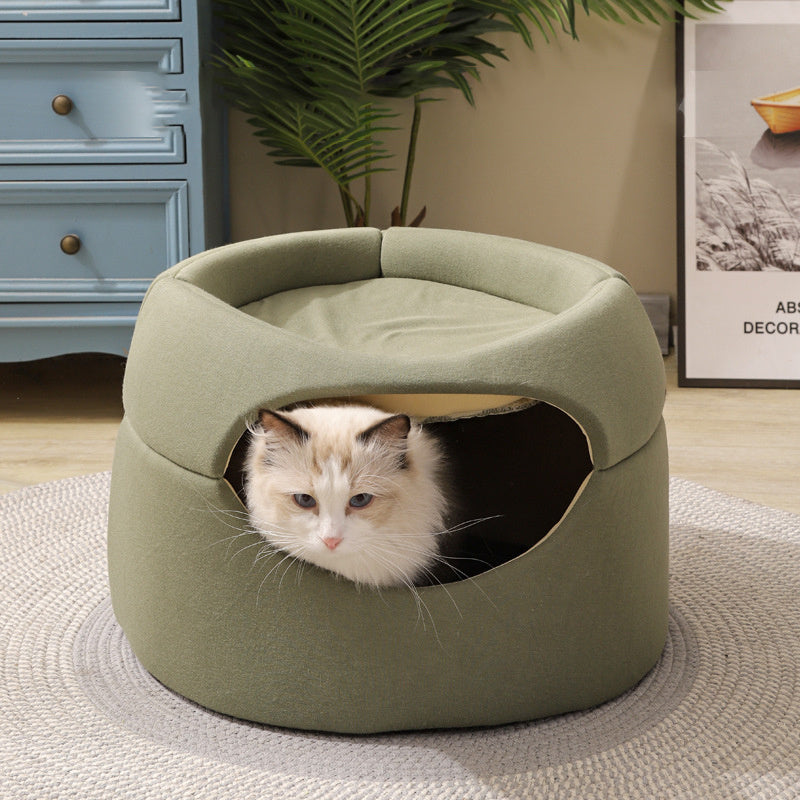 Tree Hole Cat Litter, Multi-functional Four-season Small Dog And Cat Universal Teddy Pomeranian Warm Kennel