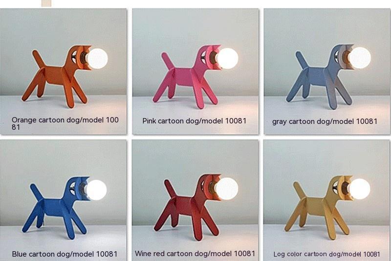 Decorative Decorations Cat And Dog Desk Lamp