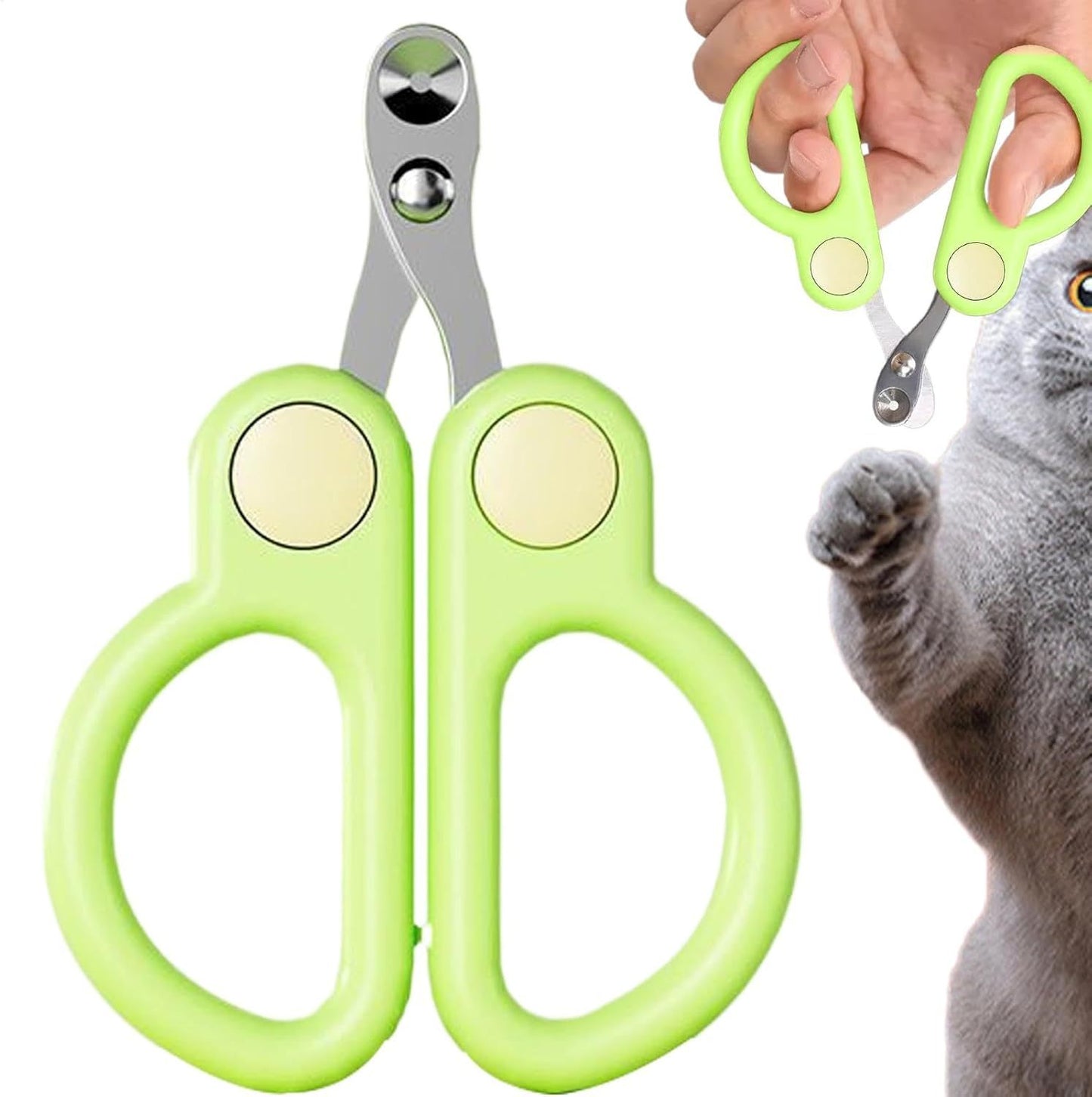 Pet Nail Clippers, Best Cat Nail Clippers And Claw Trimmer, Portable Cat Clippers Paw Trimmer, Special Grooming Tool, Professional Pet Nail Clippers Best For A Cat, Puppy, Kitten & Small Dog