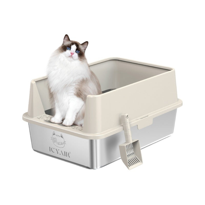 Stainless Steel Litter Box Oversized