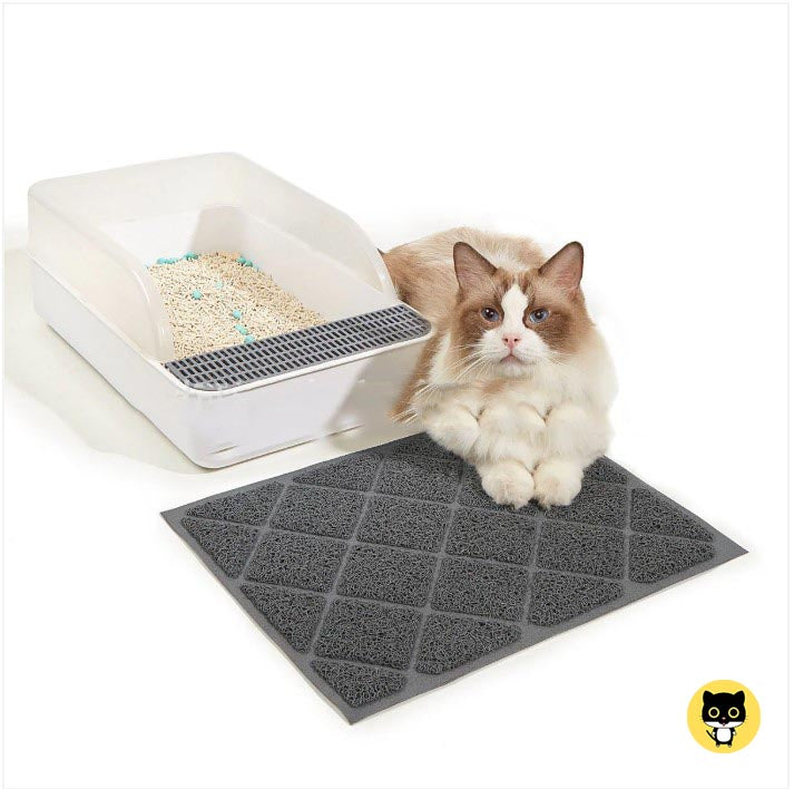 Minimalist PVC Cat Litter Mat For Pet Households