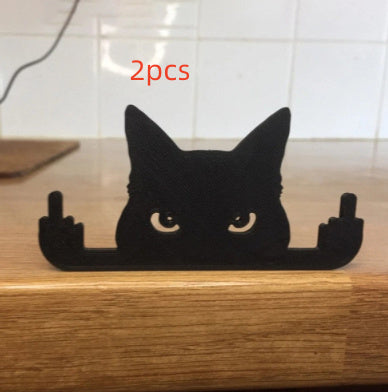 Fashion Cat Wooden Crafts Decoration