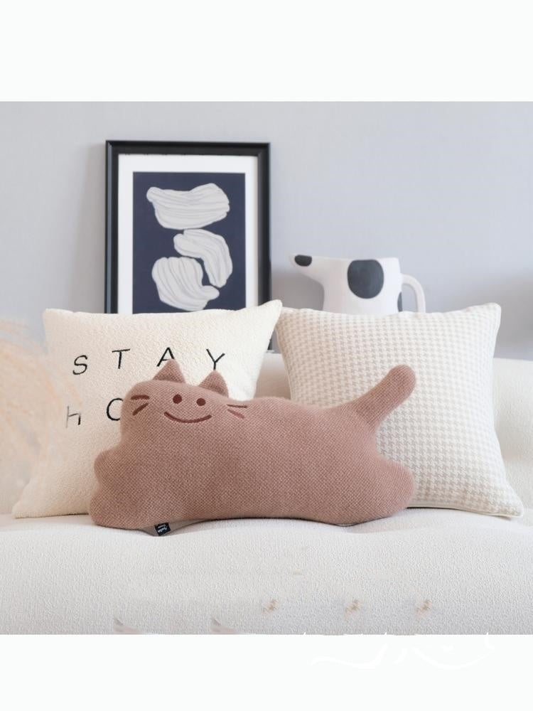 Pillow Living Room Sofa Pillow Cat Homestay