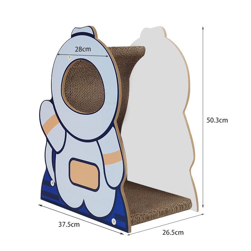 Astronaut Corrugated Cat Nest Large Grab Board