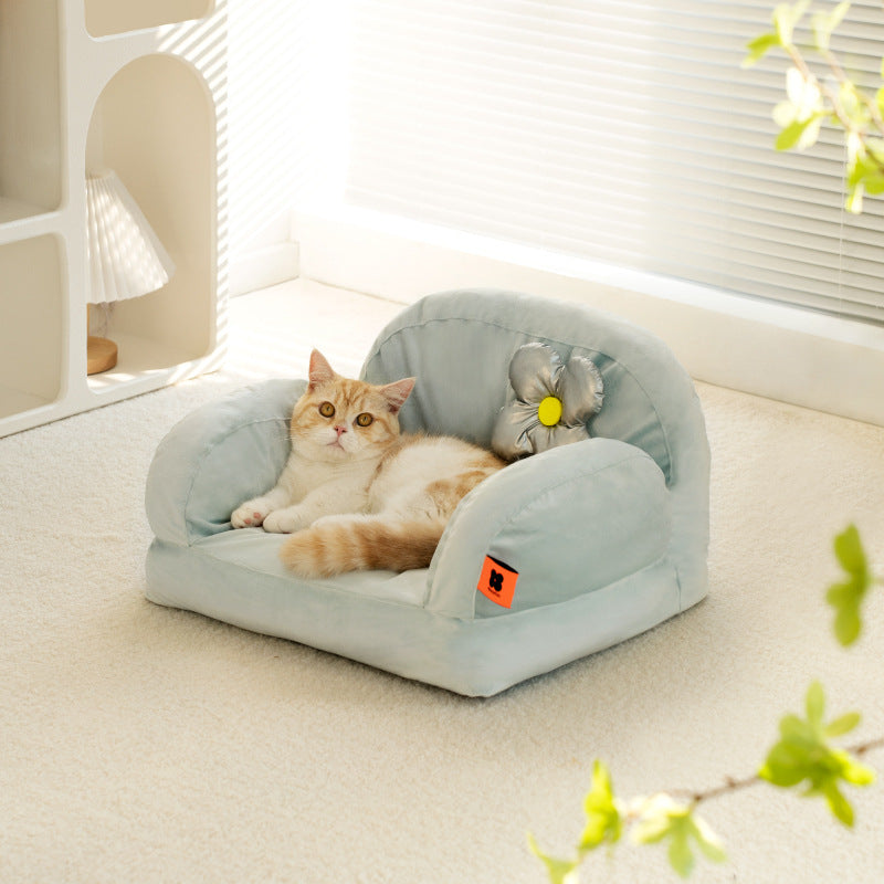 Cat Litter Bed Warm Removable Washable