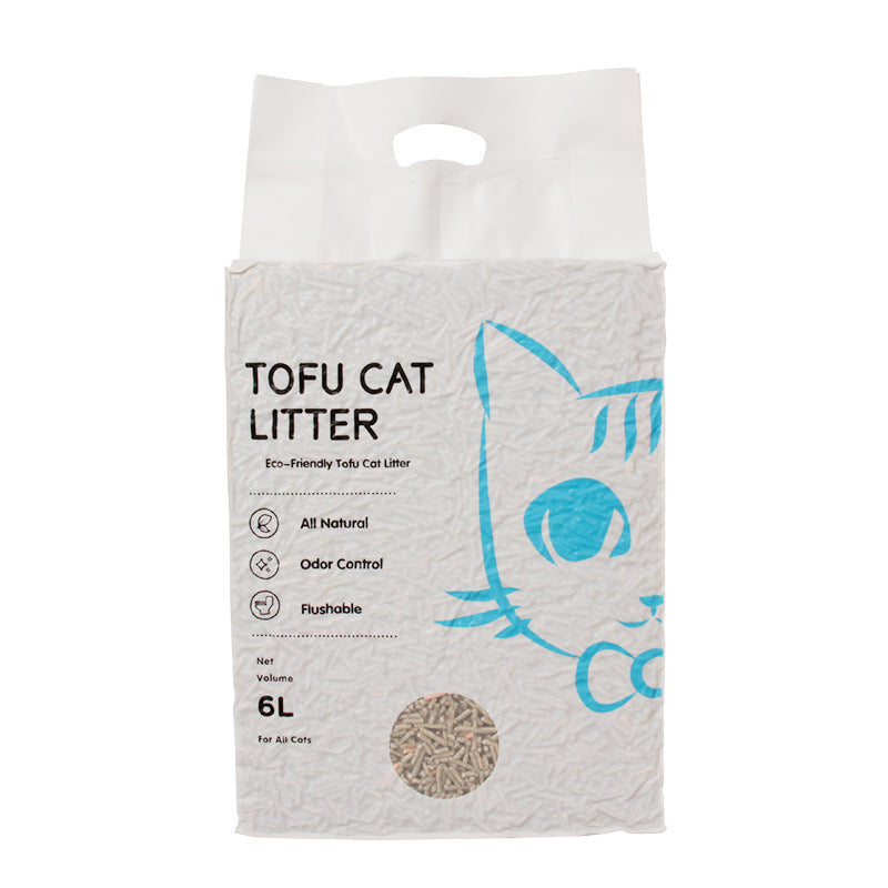 Tofu Dust-free Cat Litter Clumps Quickly And Dissolves Easily In Water