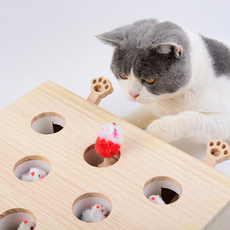 Cat Wood Popup Game Catnip