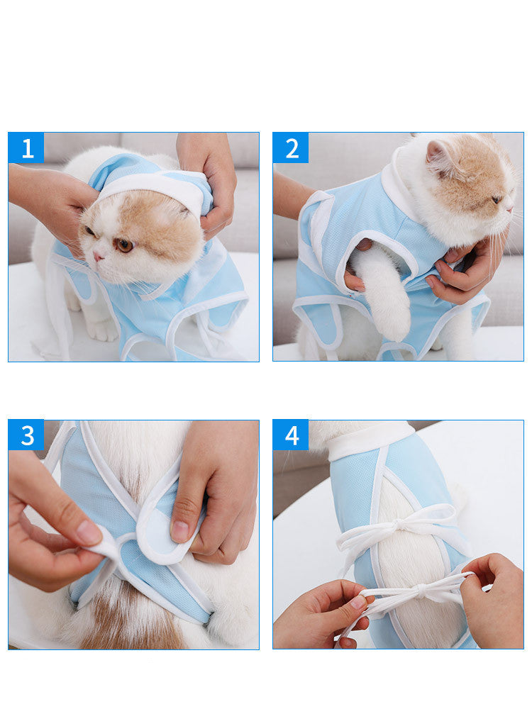 Cat Clothes Summer Clothes Thin Pet Care Suit