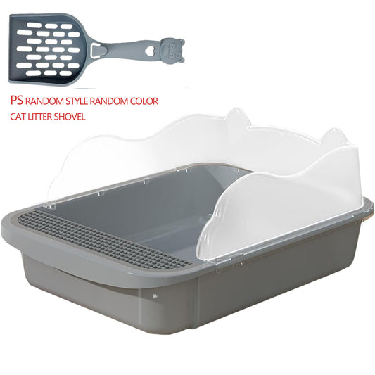 Sifting Cat Litter Box For Kittens Open Litter Box With High Sides Detachable Small Pet Toilet Travel Litter Pan For Kitty And Thiny Cats