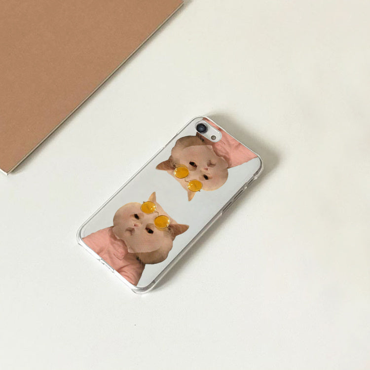 New Cat Phone Case Cover Cat Mini Transparent