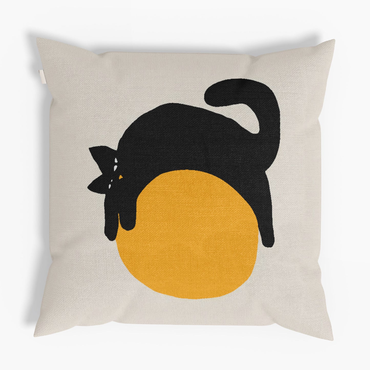 Cute Cat Pillow Girl Small Living Room Pillowcase