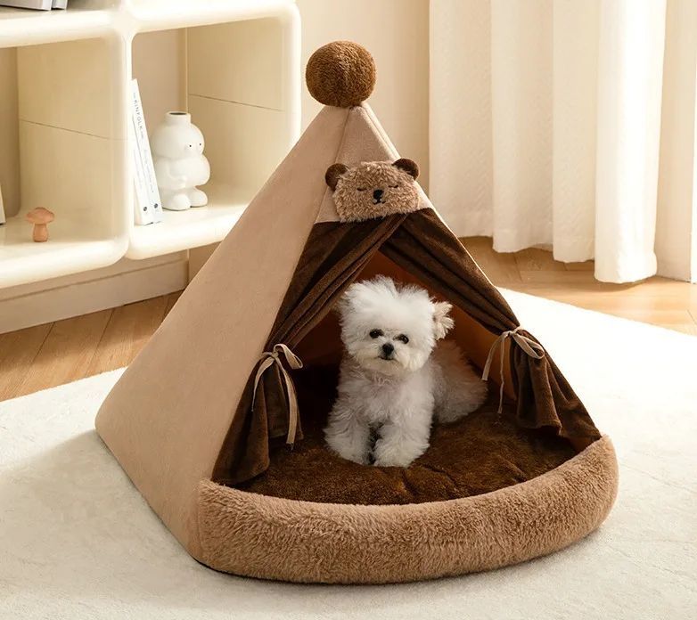 Autumn And Winter New Cat Litter Four Seasons Universal Closed Cat Villa Internet Celebrity Dog House Kennel Pet Supplies