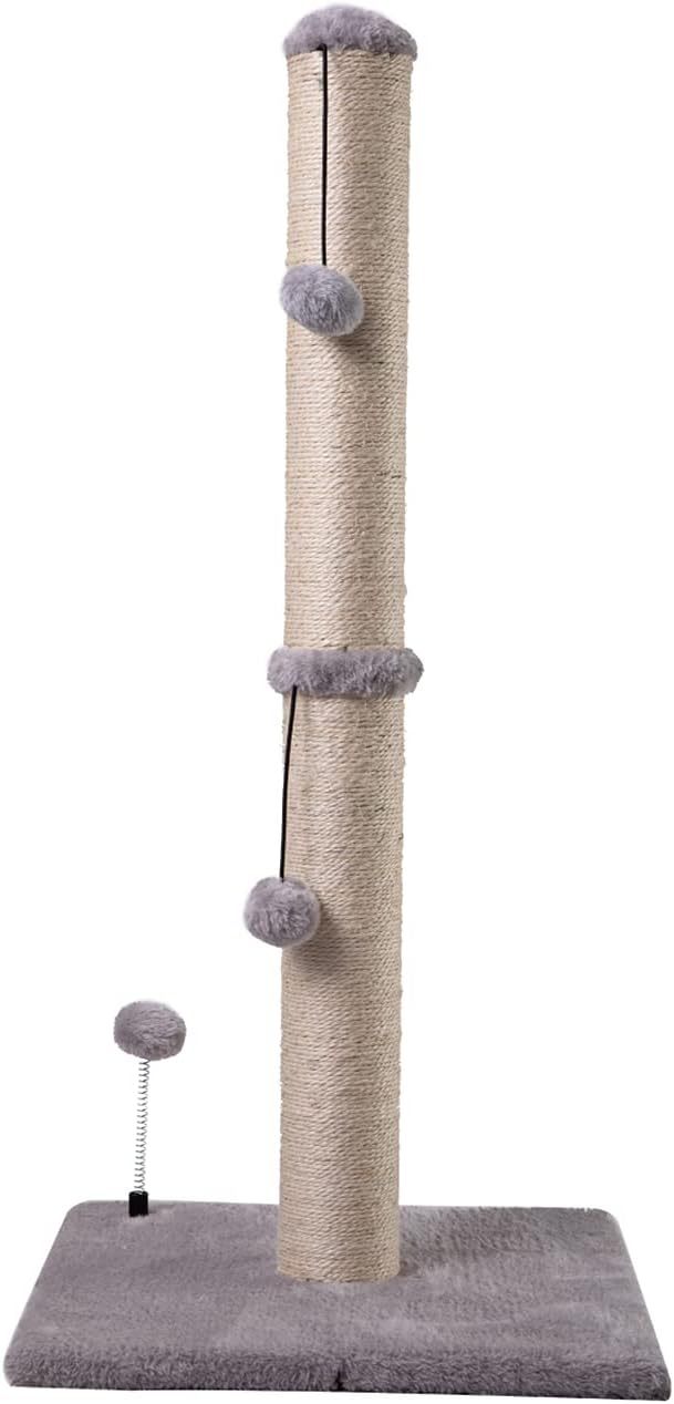 Cat Scratching Post Premium Basics Kitten Scratcher Sisal Scratch Posts With Hanging Ball  For Kittens Or Smaller Cats