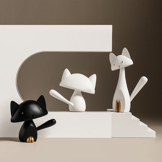 Cat Modern Home Furnishings Resin Ornaments