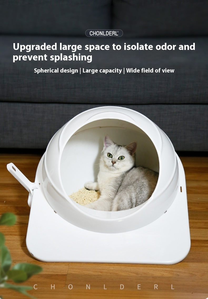 Litter Box Large Fully Enclosed Cat Litter Basin Deodorant