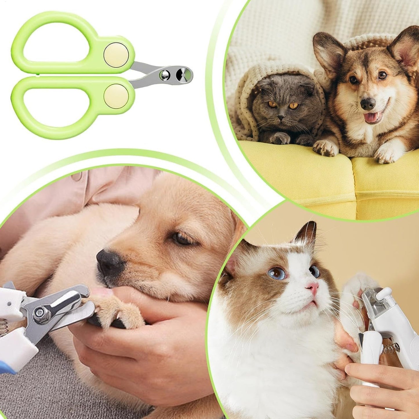 Pet Nail Clippers, Best Cat Nail Clippers And Claw Trimmer, Portable Cat Clippers Paw Trimmer, Special Grooming Tool, Professional Pet Nail Clippers Best For A Cat, Puppy, Kitten & Small Dog