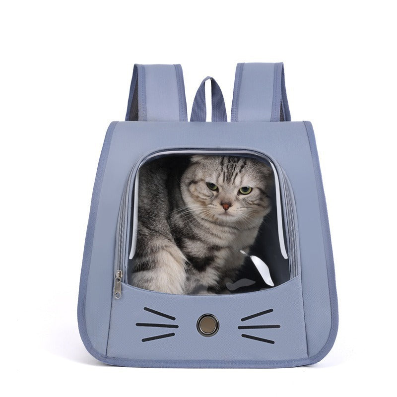 Pet Cat Carrier Bag Cat Backpack Outdoor Breathable Portable Shoulders Bag For Cats Small Dogs Transport Carrier