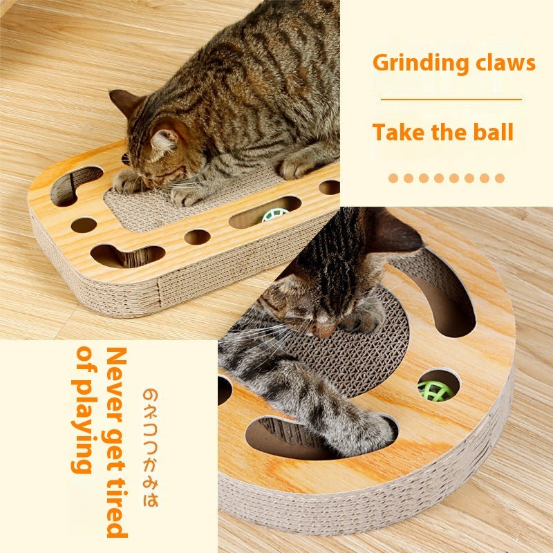 Cat Scratch Board Round Ball Grinding Claw Toy