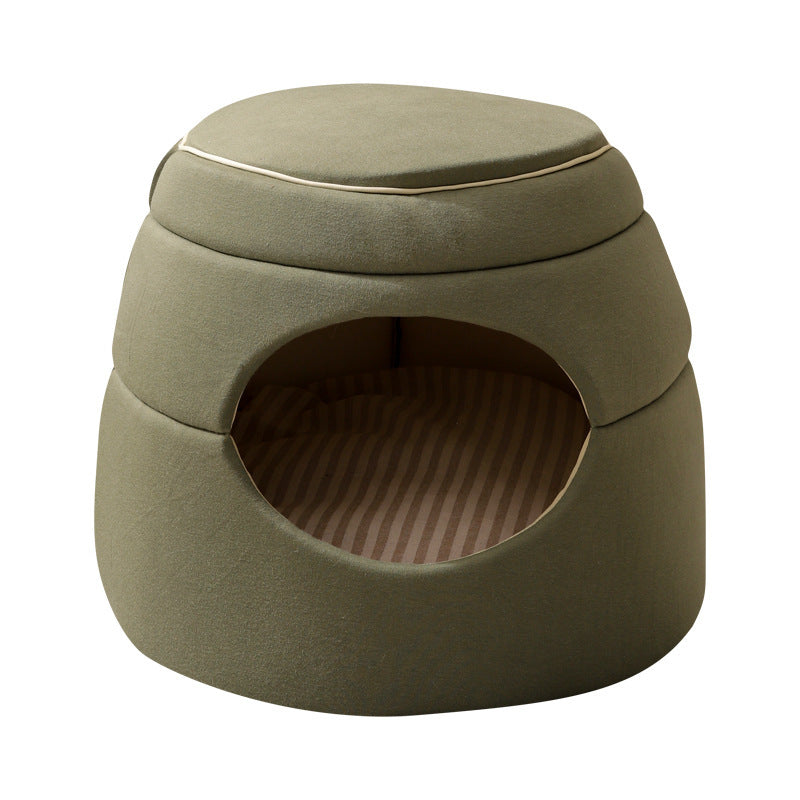 Tree Hole Cat Litter, Multi-functional Four-season Small Dog And Cat Universal Teddy Pomeranian Warm Kennel