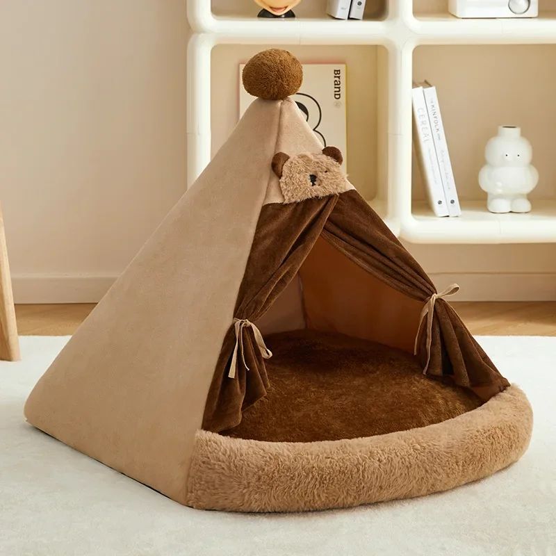 Autumn And Winter New Cat Litter Four Seasons Universal Closed Cat Villa Internet Celebrity Dog House Kennel Pet Supplies