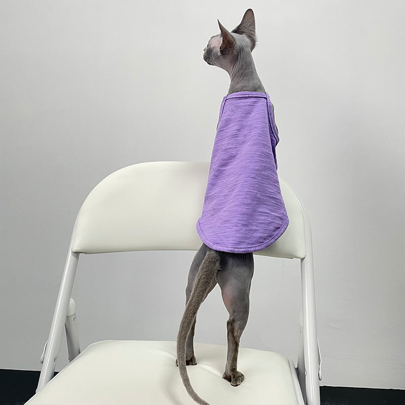 Seven Color Camisole Vest Hairless Cat Clothes