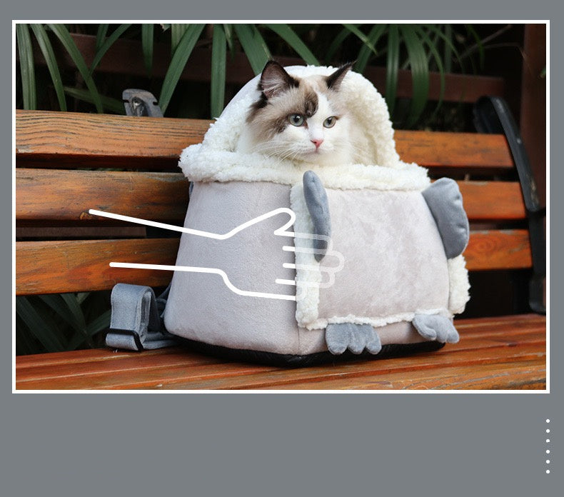 Shoulder Cat Backpack Cute Korean Dog