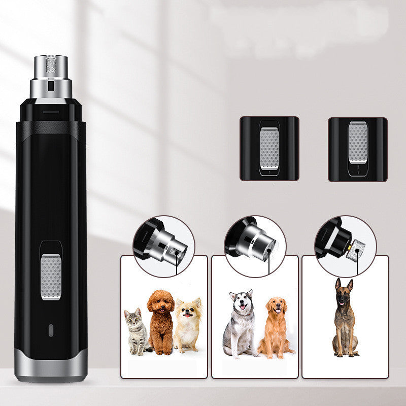 Pet Nail Piercing Device High Power Electric Dog Cat Automatic Trimmer USB Charging