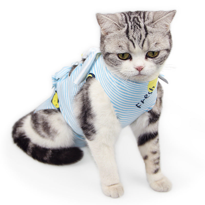 Pet Cat Neutering Weaning Clothes Breathable