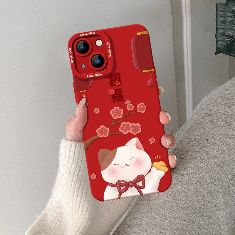 New Year Fortune Cat Phone Case